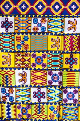 Adinkra African Fabric A014