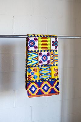 Adinkra African Fabric A014 Adinkra African Fabric A014