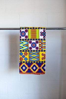 Adinkra African Fabric A014 Adinkra African Fabric A014