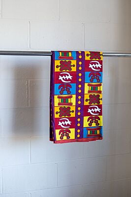 Adinkra African Fabric A016 Adinkra African Fabric A016