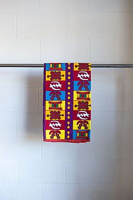 Adinkra African Fabric A016 Adinkra African Fabric A016